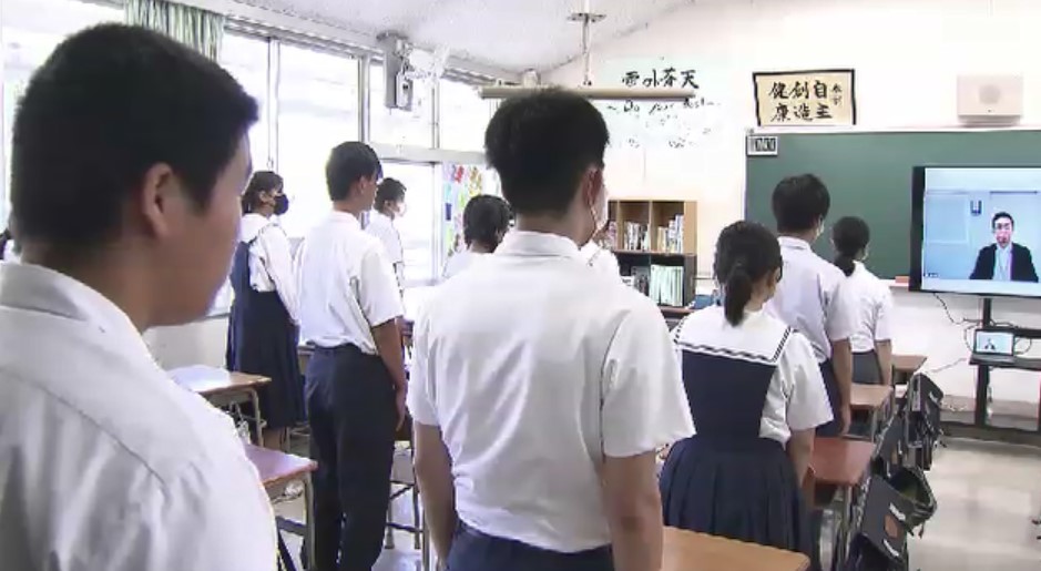 熱中症防ぐためオンラインで　北九州市の小中学校で2学期始業式「友達の顔を見ることできてうれしい」教室に元気な声戻る　福岡