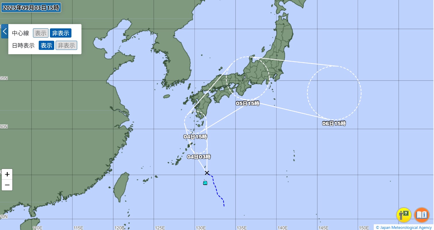 熱帯低気圧が台風に発達へ　九州北部には4日午後に最接近の見込み　各地の降水量や風の予想を発表　土砂災害や浸水などに注意・警戒を　気象台【3日午後5時時点】