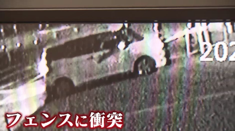 飲酒運転の疑いも…病院の駐車場でフェンスに“当て逃げ”防犯カメラが一部始終とらえる　衝突後もじわじわバック　福岡・田川市