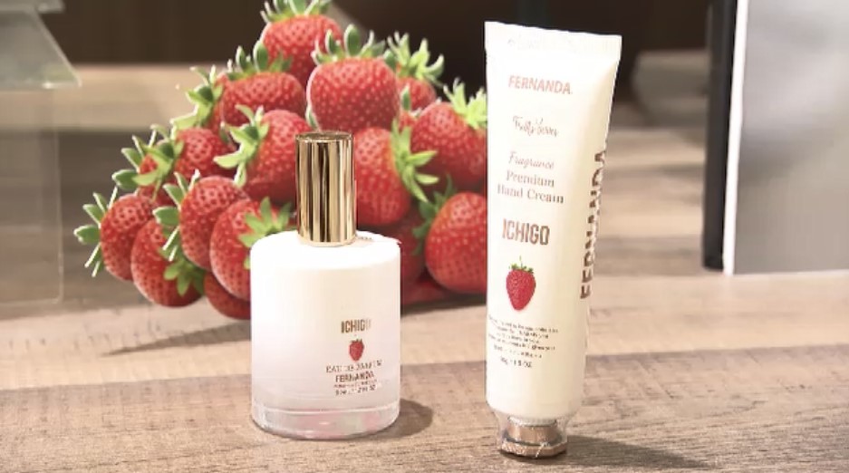 ブランドイチゴ「あまおう」の“ロス果実”が大変身 香水やハンドクリームに 年間約3トンの“廃棄品”を活用 「環境のため、農家さんのため」 福岡