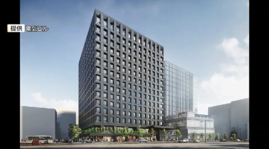 オフィスビル「電気ビル西館」起工式　地上15階建て2年後の完成目指す　新たなビジネスエリアとして注目　福岡市