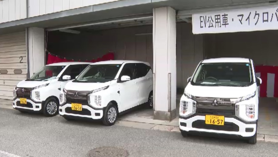 「環境に優しい」うきは市が公用車に電気自動車6台導入　職員の移動などに利用　脱炭素社会に向けた取り組み　福岡