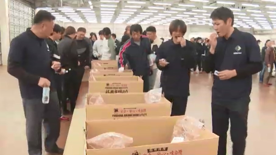 『福岡有明のり』品評会　1位は大牟田市漁協・井さん　主催者「ことしは全体的に良いノリができている」