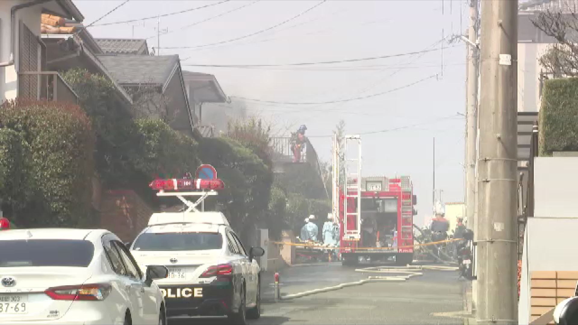 「2階建ての家の1階が燃えている」　福岡市の住宅で火事　焼け跡から女性の遺体