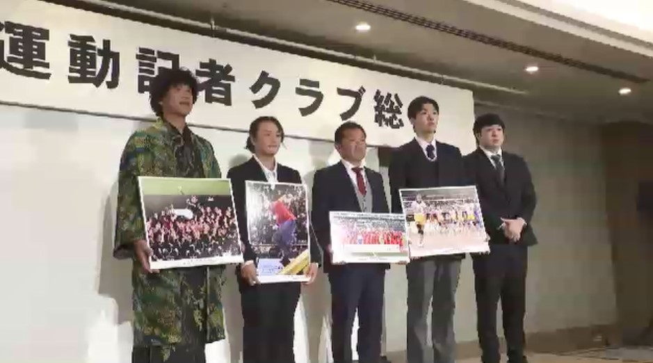 5年ぶり日本一のホークスが大賞に　城島CBO「適材適所で選手たちががんばった」　特別賞には牧原選手　九州運動記者クラブ　福岡