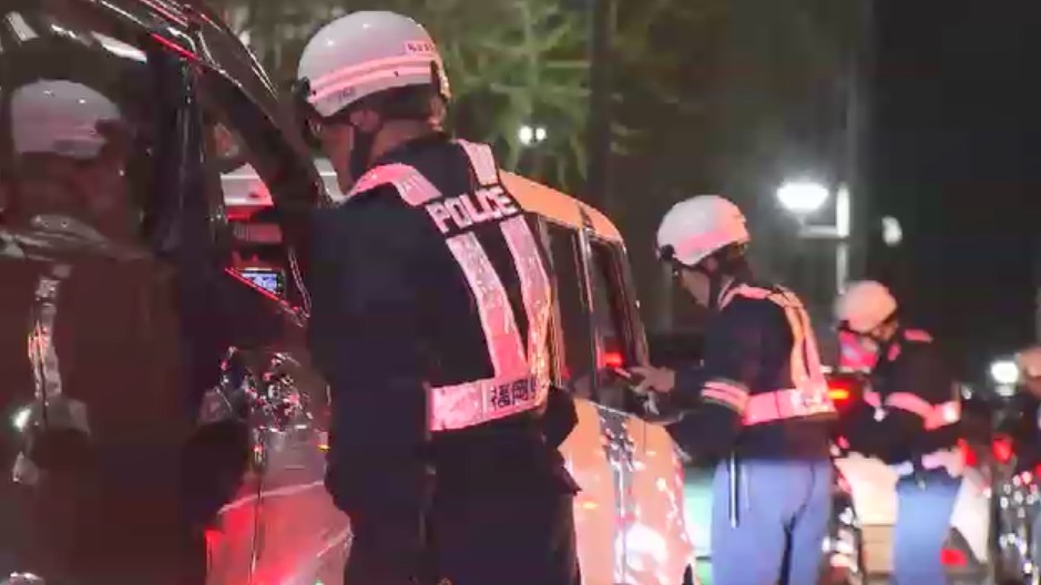 花見シーズンの“飲酒運転”事故防止へ　警察が大規模検問　「見逃さないという気持ちを持って110番通報を」　福岡・北九州市