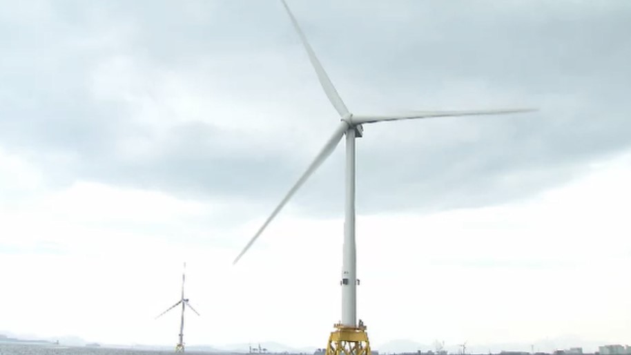 国内最大規模の風力発電　「北九州響灘洋上ウインドファーム」竣工記念式典　雇用創出・観光資源としても期待　福岡