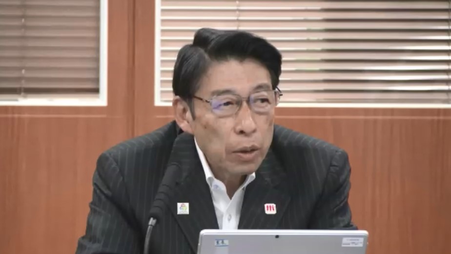 ドローンで被災状況を把握へ 大雨時期を控え県庁の関係部署が情報共有 服部知事が防災アプリ活用の呼びかけを指示 福岡