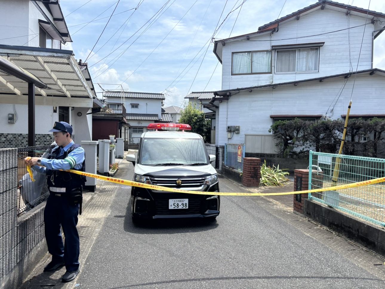 【速報】北九州市の住宅から不発弾のようなもの見つかる 爆発物処理班が確認進める 周辺の住民が避難 福岡