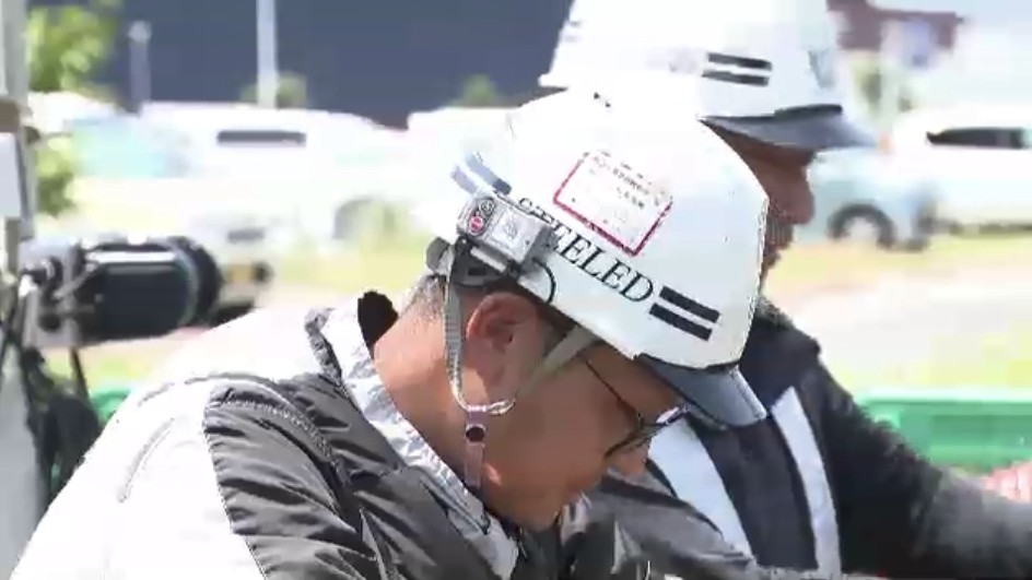 熱中症対策にデジタル技術を活用 センサー付きヘルメットなどでリスク把握 建設現場で実証プロジェクト 福岡
