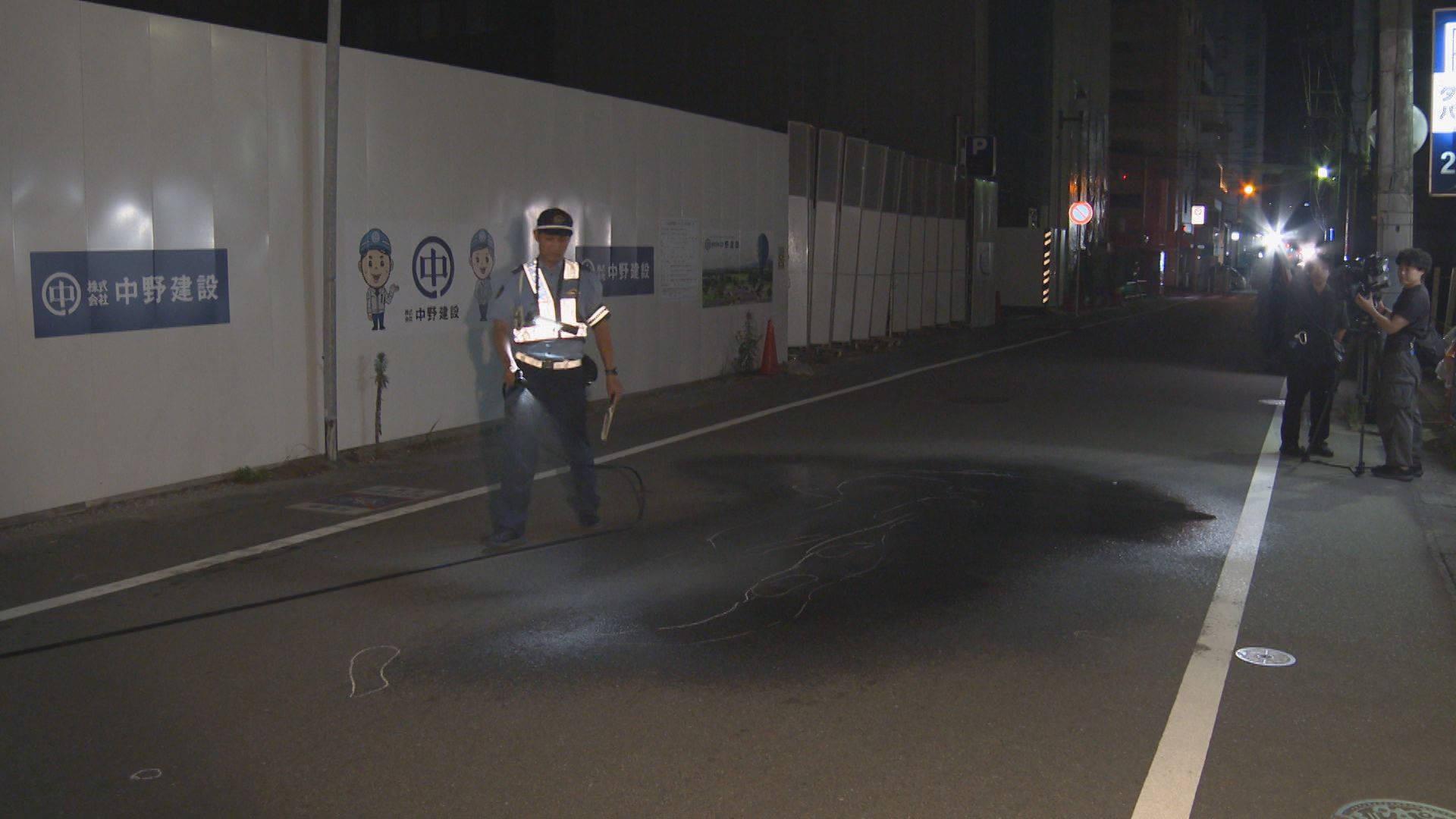 路上に寝ていたか タクシーにはねられ会社員の男性(39)が死亡 タクシーの男性運転手「気づかなかった」 福岡市博多区