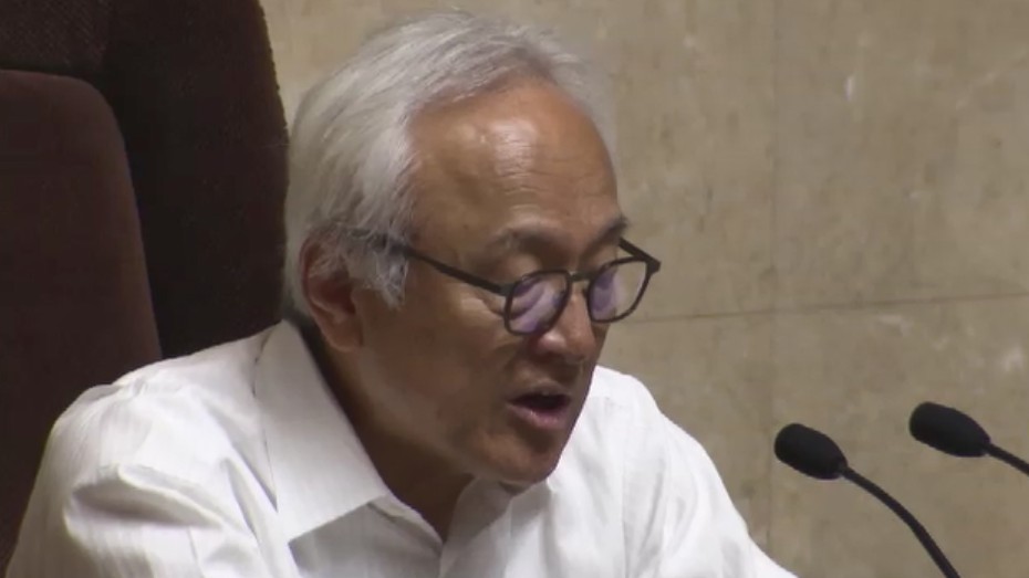 蔵内議長の「辞職勧告決議案」提出へ　“金銭授受”疑惑を告発した吉松県議　17日の臨時議会で　福岡県議会