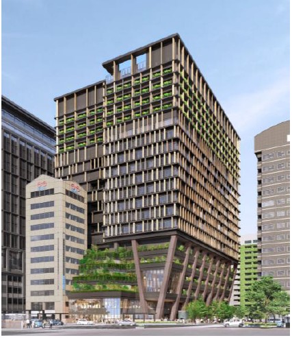 イムズ跡の新ビル名称「天神大樹」に決定　「manucoffee」が3階の交流空間に出店　2027年5月末に完成予定　福岡市・天神