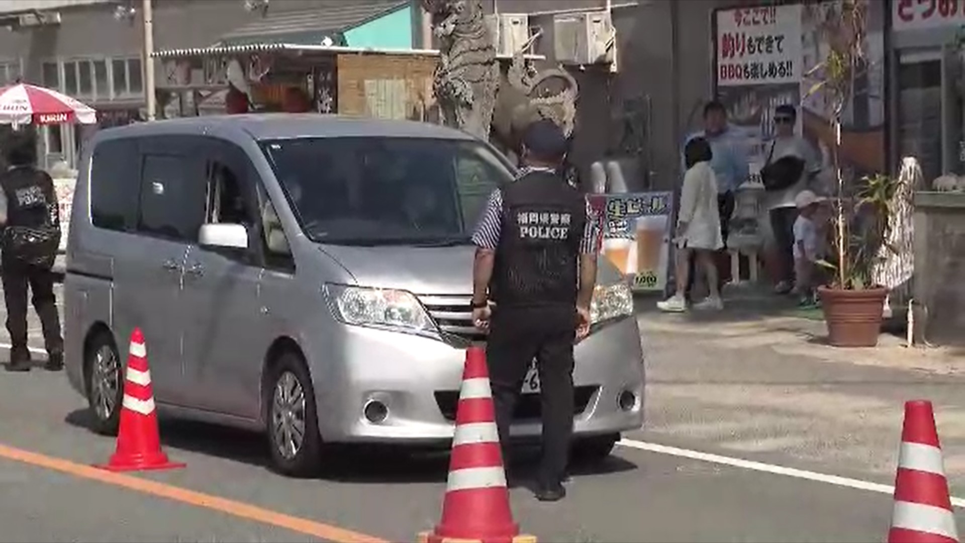 容疑者の男を立ち会わせ実況見分 3歳児死亡飲酒運転事故 福岡市