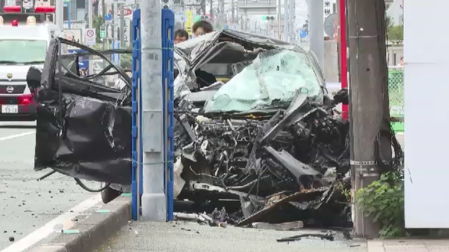 「当時の記憶が抜けている」車とトラックの衝突事故“飲酒運転と危険運転致傷”で23歳男を逮捕　パトカーから逃走中に事故か　福岡・久留米市