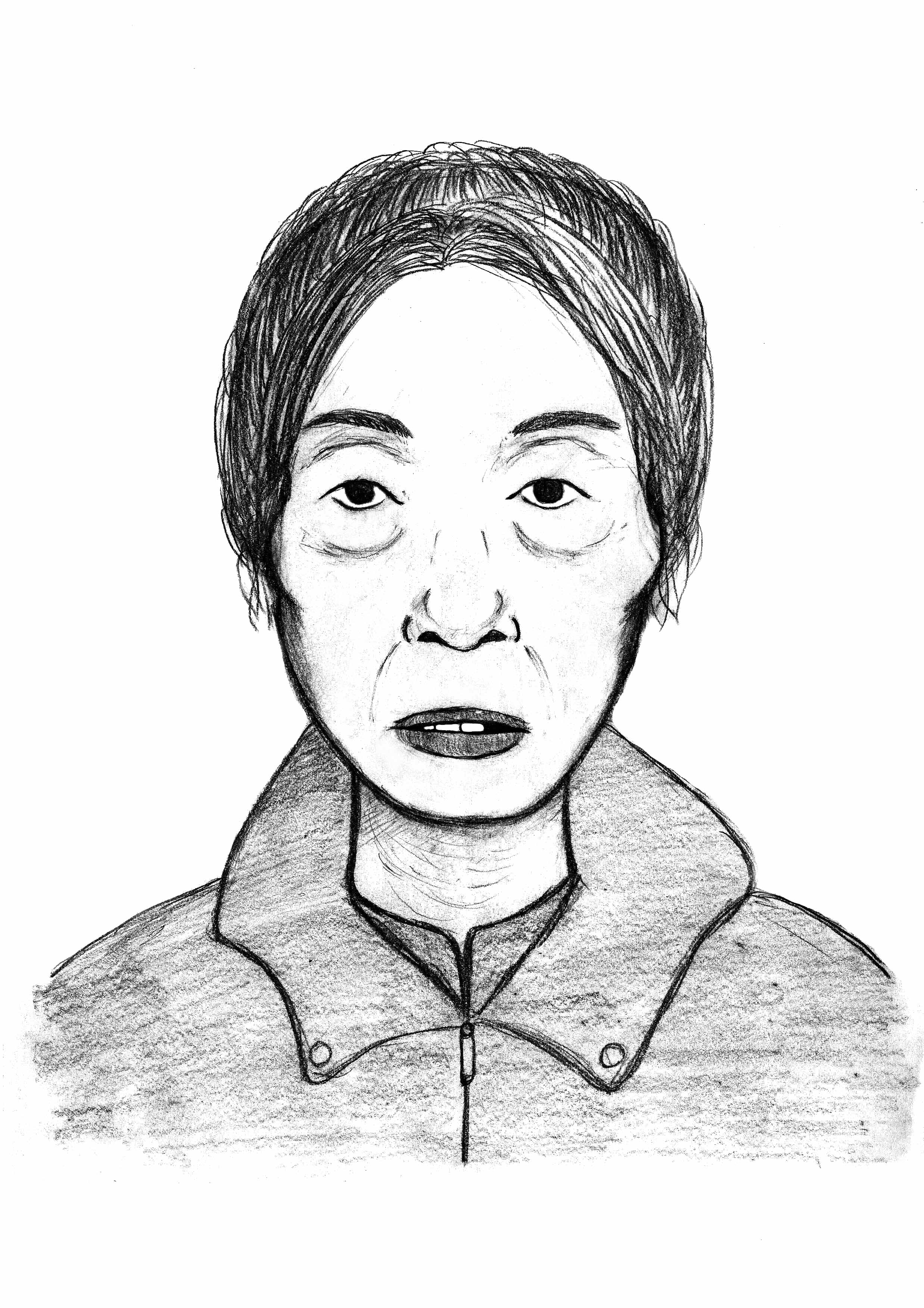 島の岩場に倒れて死亡の60~80代の女性 警察が似顔絵公開し情報提供を呼びかけ 釣り人が発見 福岡・東警察署